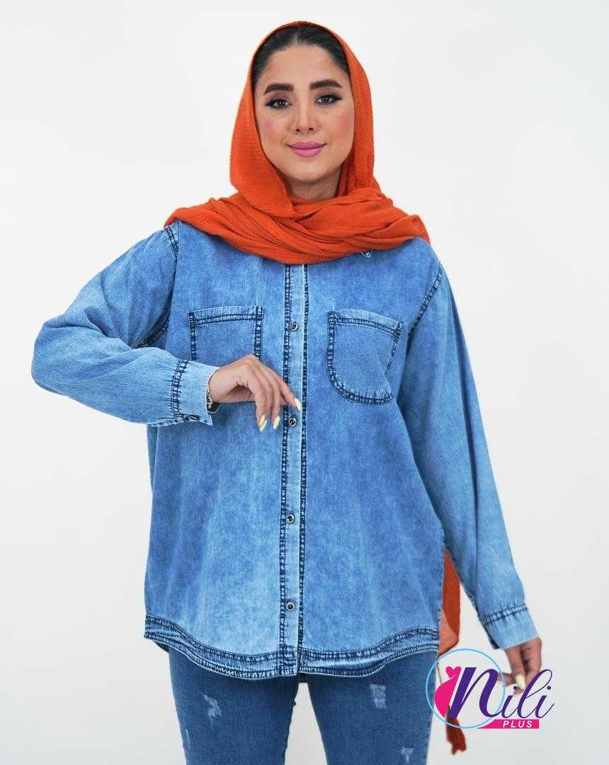 شومیز جین کاغذی 