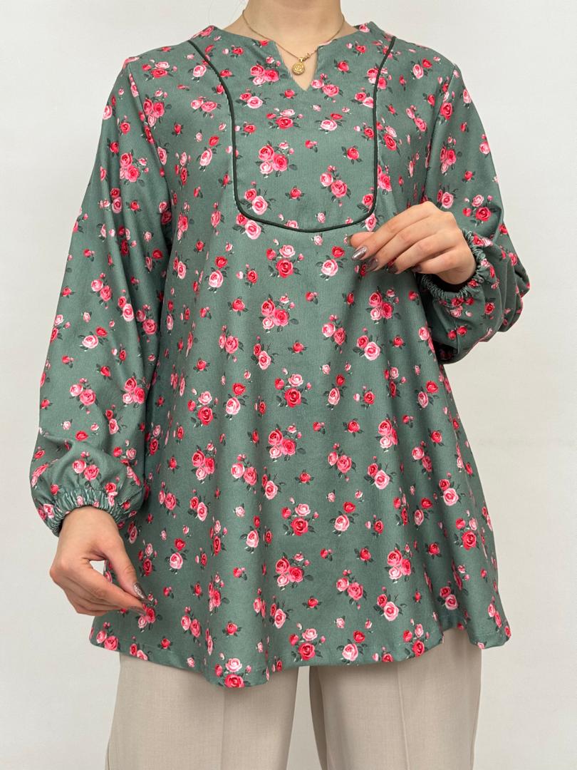 شومیز - شومیز مخمل حنا شومیز مخمل حنا-6