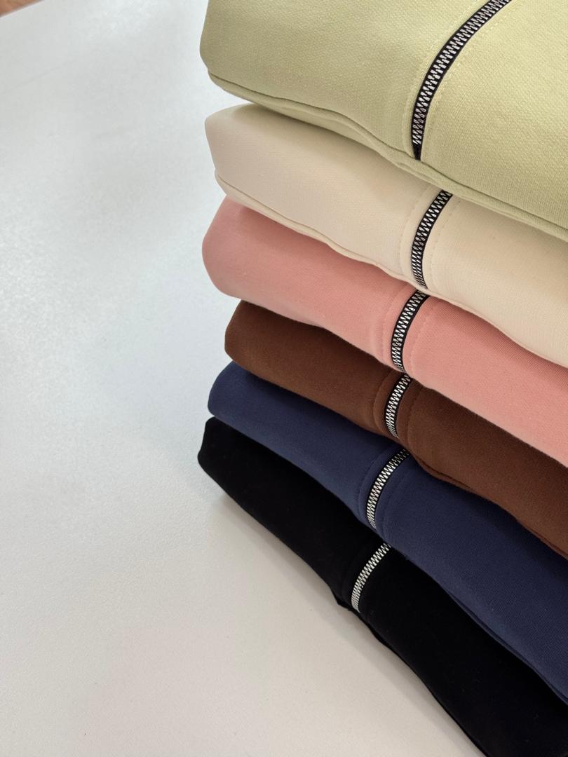 سویشرت نیم زیپ نونا