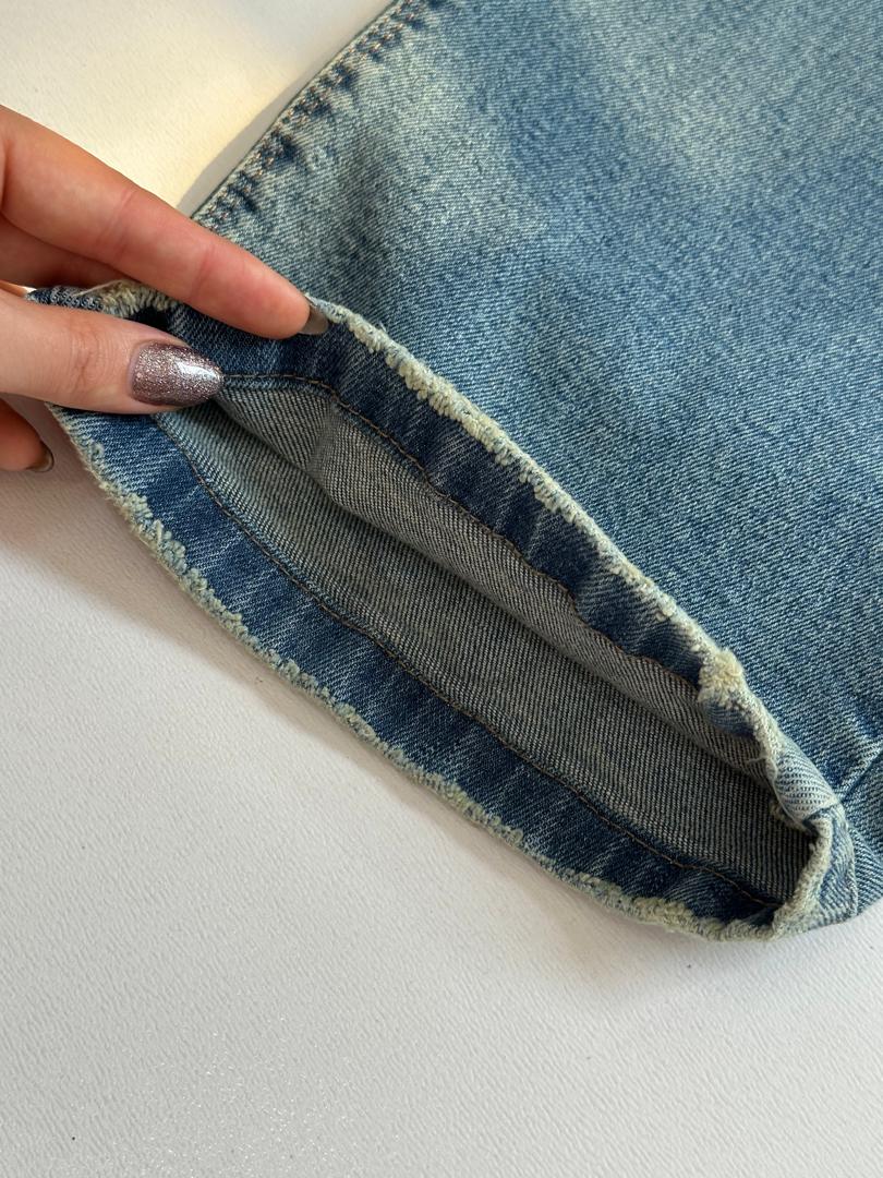 شلوار جین - شلوار واید تمام کش شلوار واید تمام کش-4