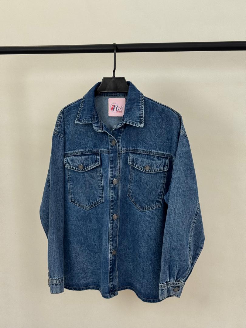 شومیز جین باکسی