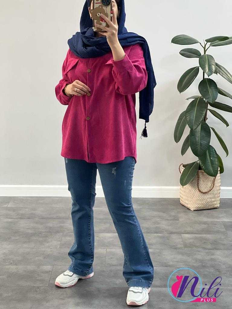 مانتو مخمل ریز 