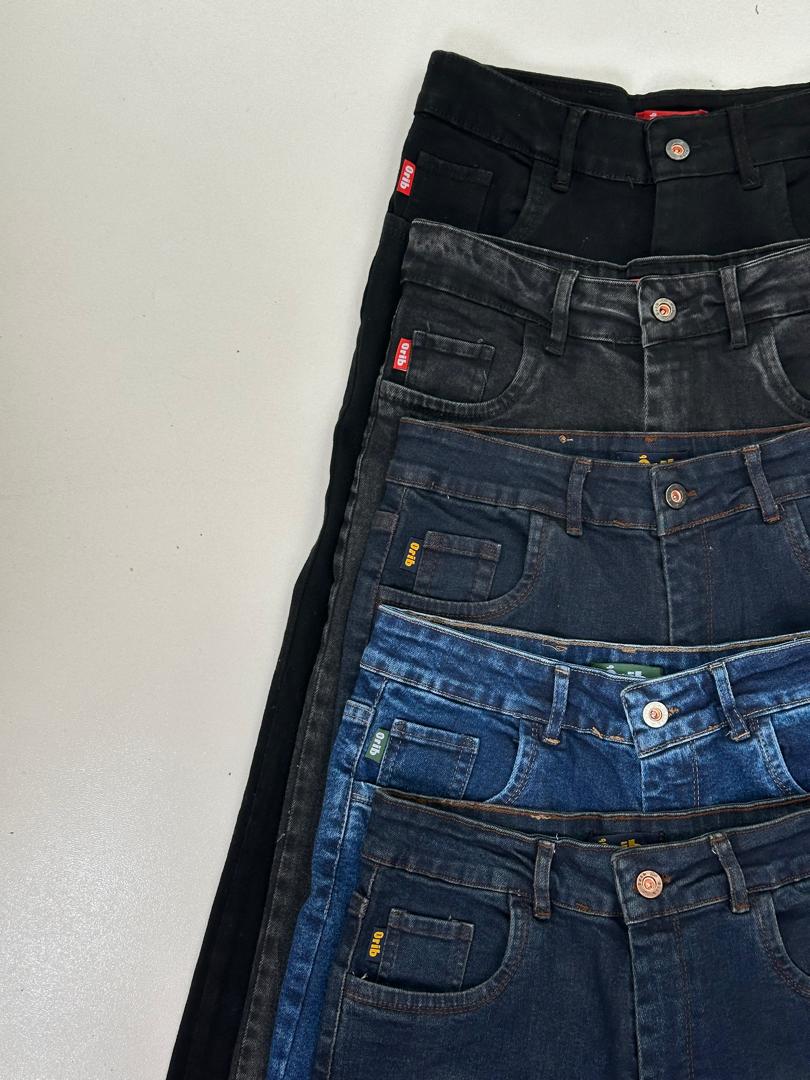 شلوار جین واید تمام کش دو