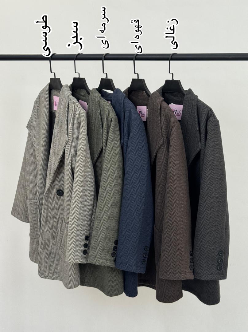 پالتو - کت جناقی ارغوانی کت جناقی ارغوانی-1