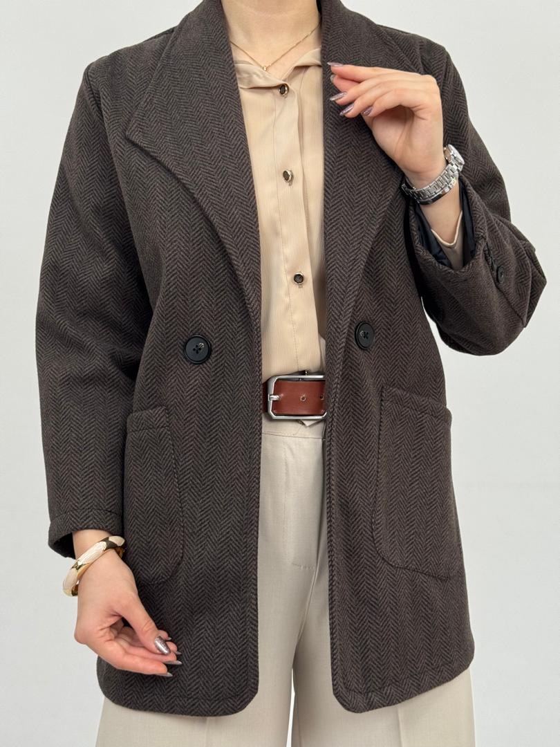 پالتو - کت جناقی ارغوانی کت جناقی ارغوانی-6