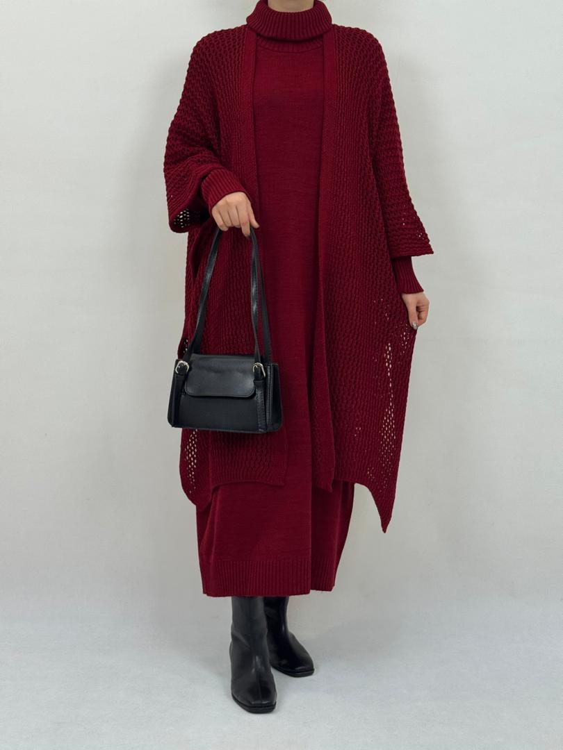 پیراهن دو تیکه بافت