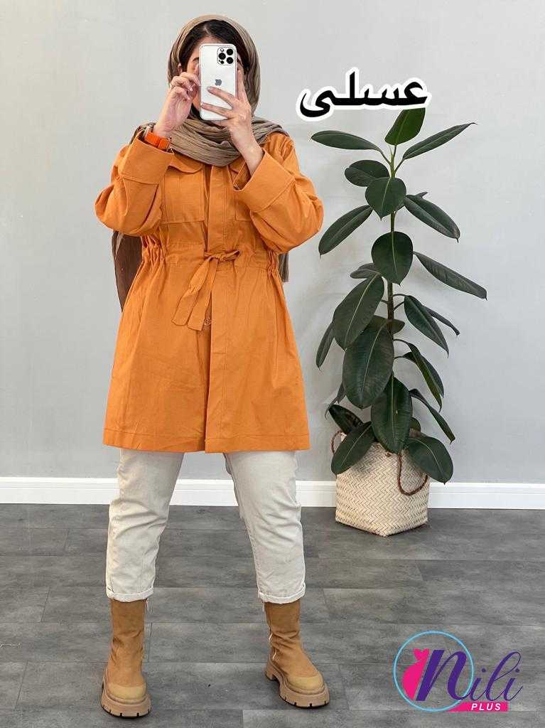مانتو دکمه مخفی