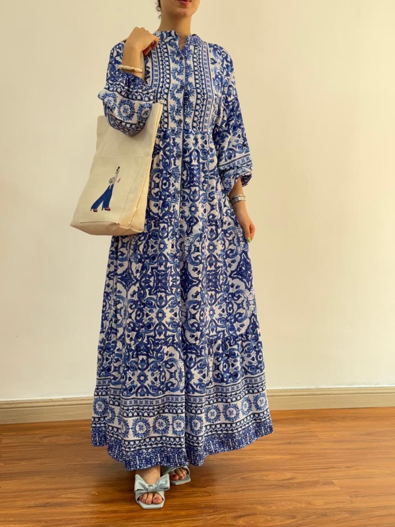 پیراهن حاشیه دار وارداتی