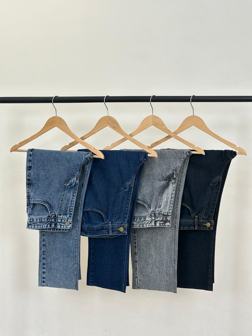 شلوار جین واید کات